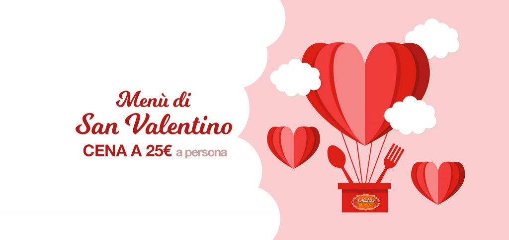 menu di san valentino